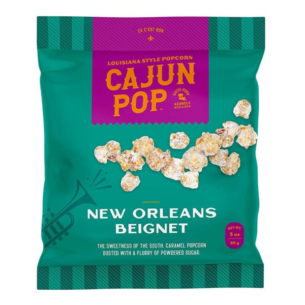 New Orleans Cajun Pop Beignet Popcorn